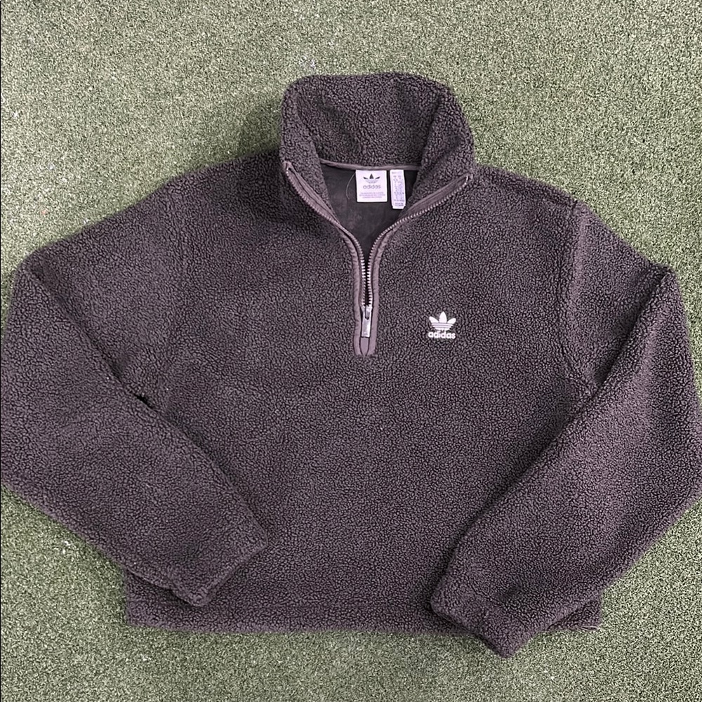 Adidas Gray Fleece Sweater